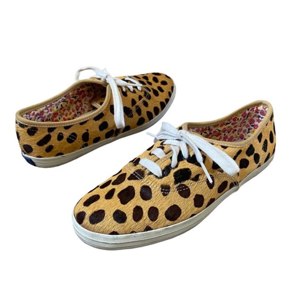 Keds X Opening Ceremony Animal Print Leopard Pony Hair Sneakers size 6.5